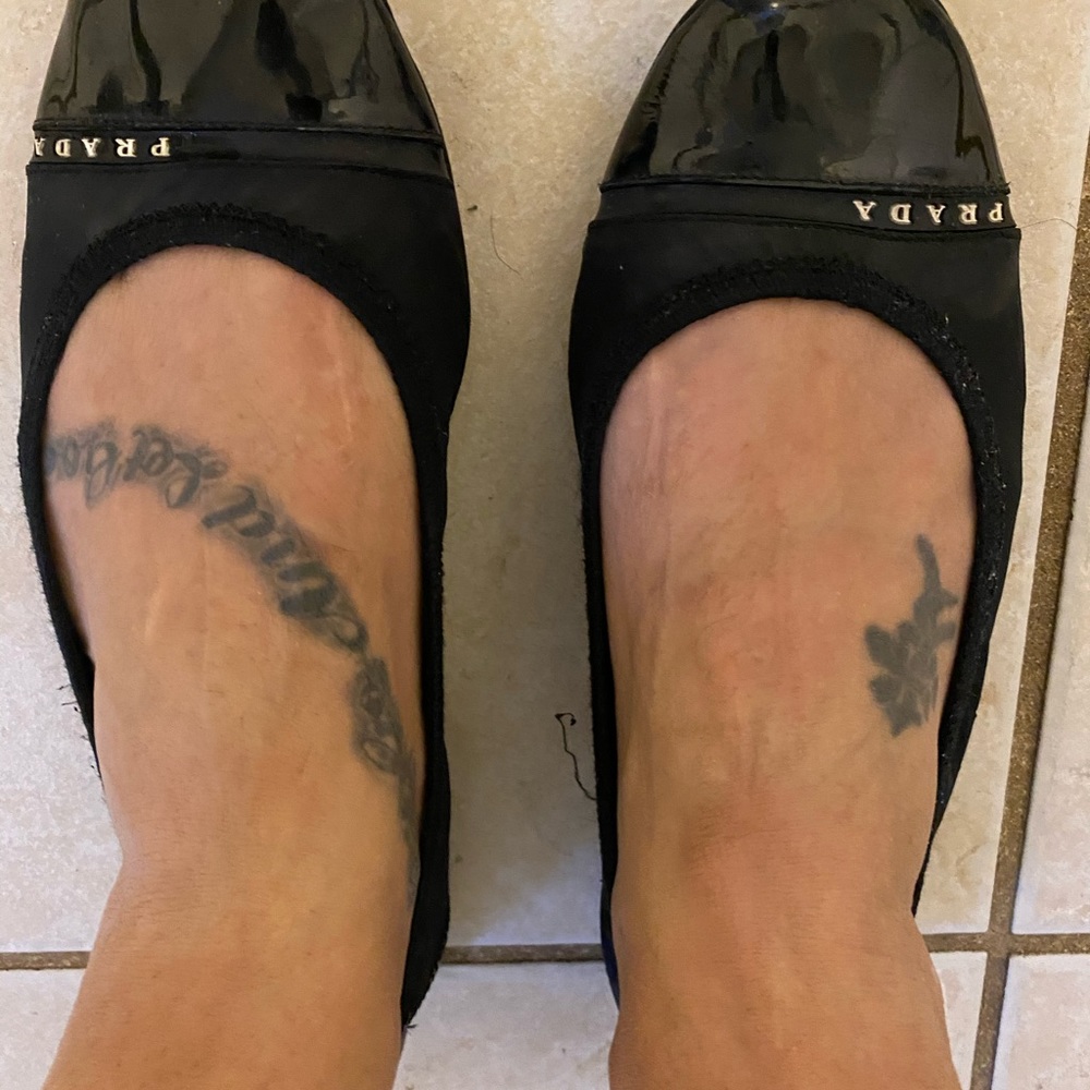 Authentic Prada flats size 8